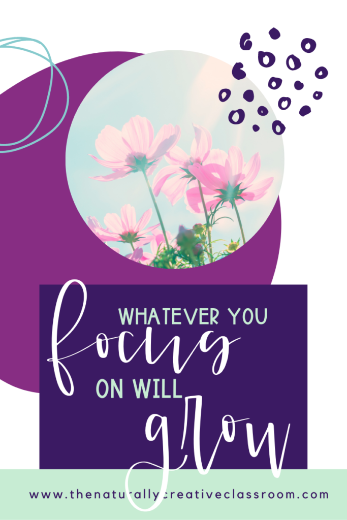 Flowers with quote